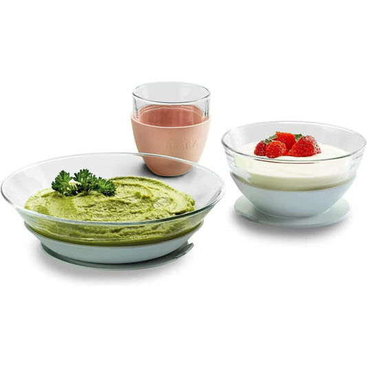 Béaba söögikomplekt Duralex Eucalyptus, 3-osaline, 36+ kuud