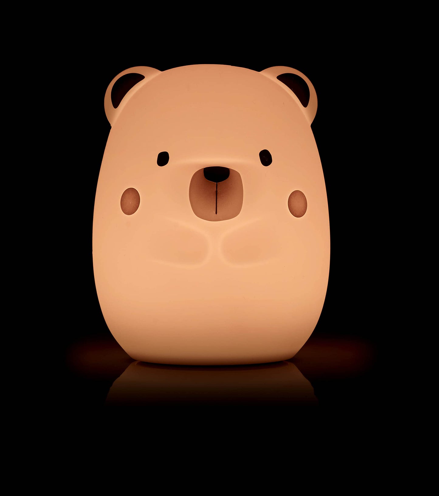 Jané Yum Bear Big silikoonist öölamp, 9 värvitooni ja valgustusrežiimiga