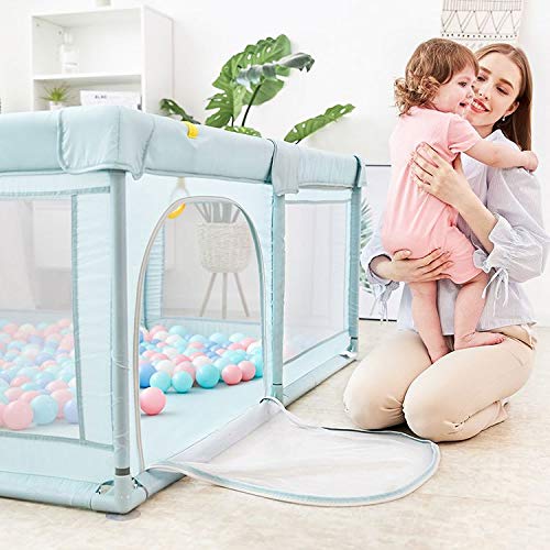 Star Ibaby Oxford XL -leikkikehä erittäin pehmeällä leikkimatolla, 125 × 125 cm, harmaa (Soft Grey)