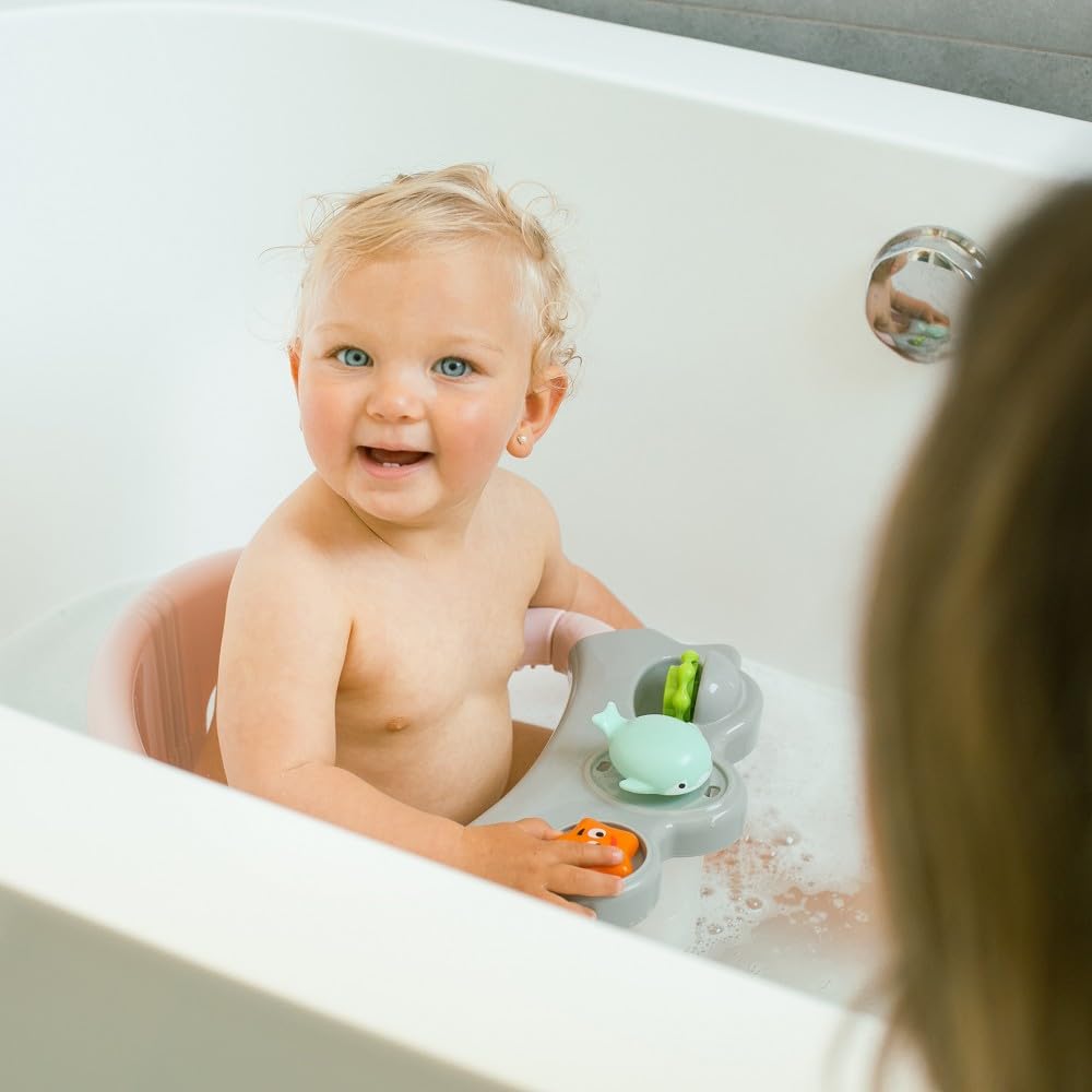 Interbaby beebi vannitool/vanniiste iminappadega, roosa (alates 5 kuud)