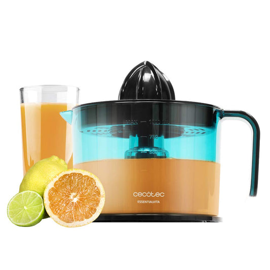 Cecotec EssentialVita Adjust Black tsitrusepress 40 W, reguleeritava viljalihafiltriga