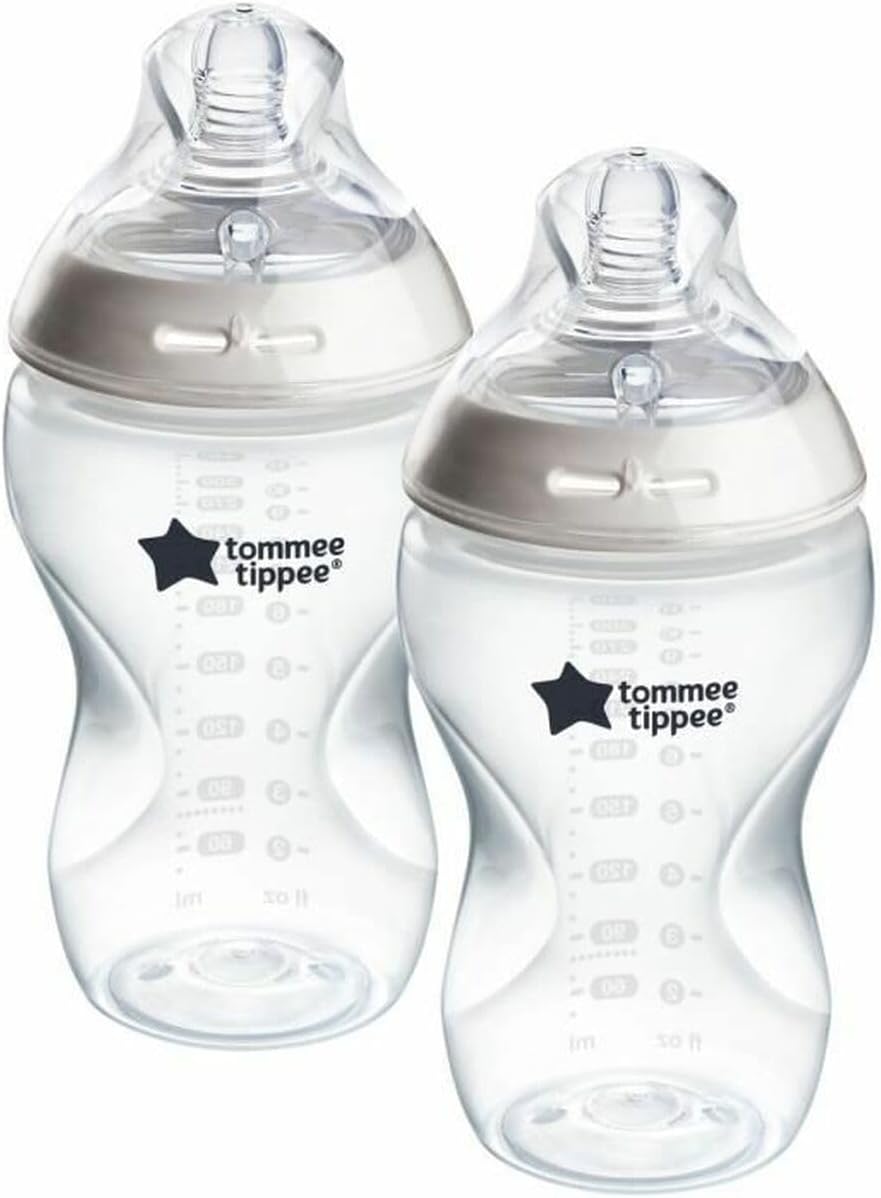 Tommee Tippee Natural Start lutipudelid koolikuvastase ventiiliga, 340 ml (2 tk)
