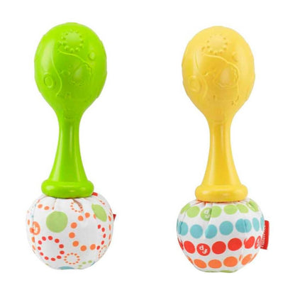 Fisher-Price Rattle ’n Rock marakad, 2-osaline kõristikomplekt beebile (3+ kuud)