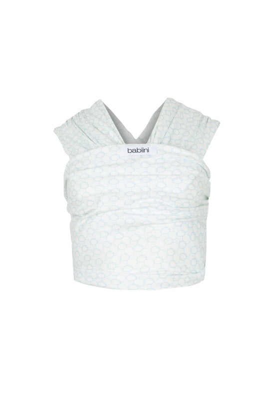 Babiini elastne kandmislina vastsündinule 3,2–12 kg, White Bubbles