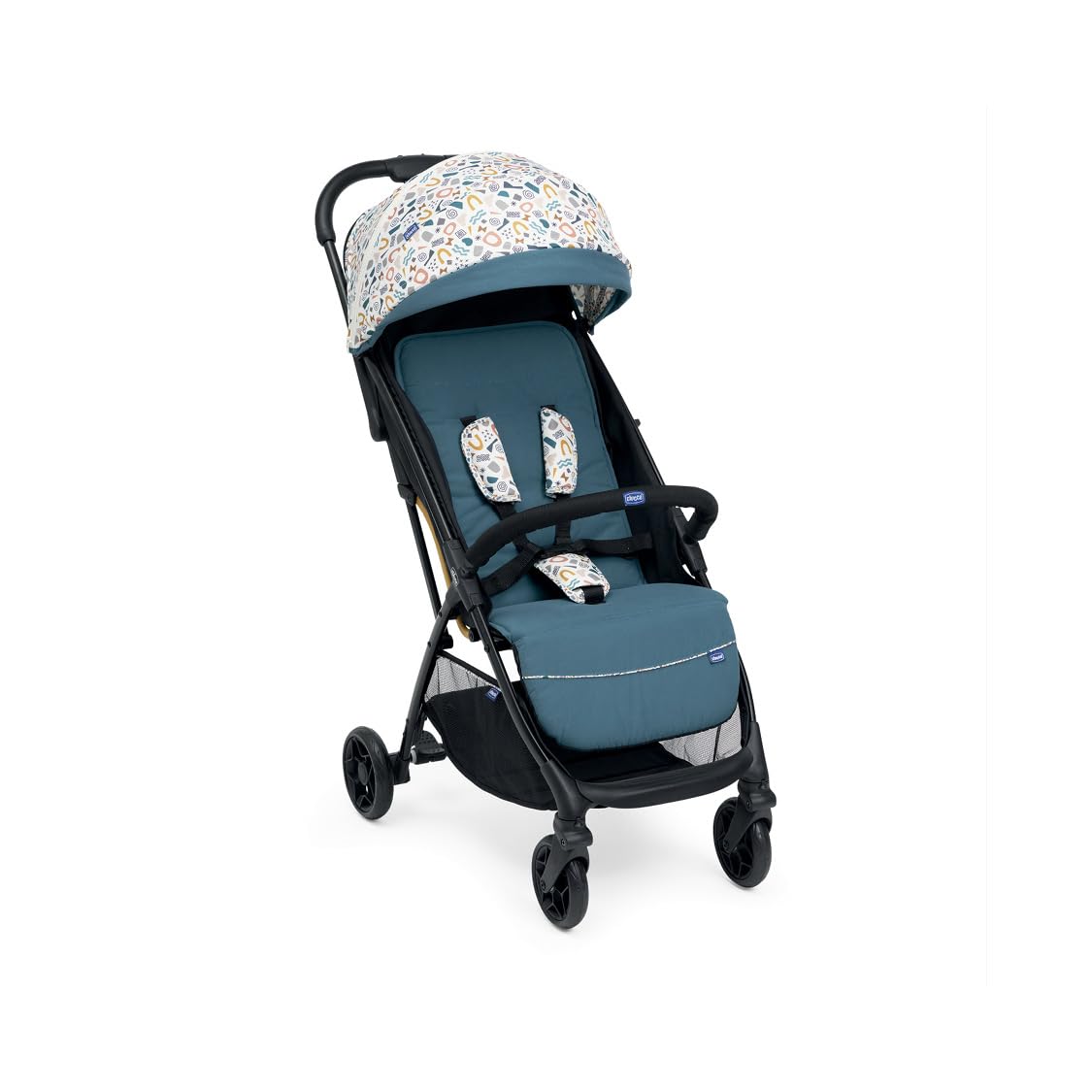 Chicco Glee jalutuskäru, Joyful Teal, 0 kuud kuni 4 aastat