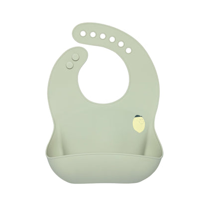 LÄSSIG silikoonist pudipõll Happy Fruits Lemon, 6-24 kuud