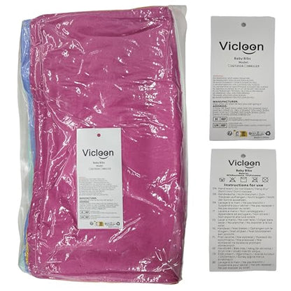 Vicloon 5-osaline beebipõllede komplekt, veekindlad froteepõlled, mitmevärvilised