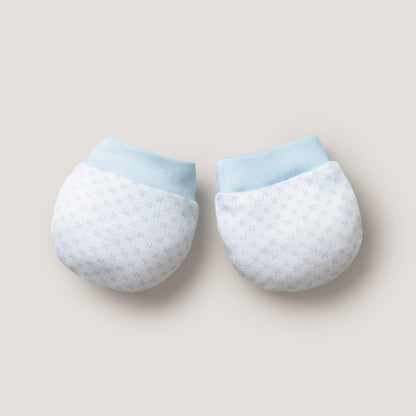 Interbaby beebi kinkekomplekt 5-osaline, langevarjumustriga, sinine
