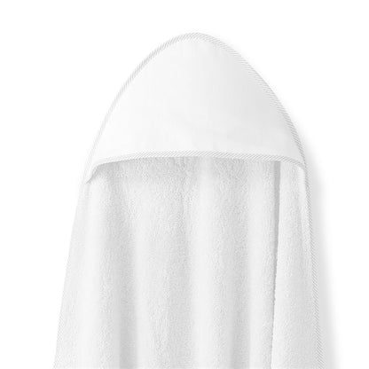 Interbaby kapuutsiga saunalina ja beebipõll, 100 × 100 cm, valge, 100% puuvill