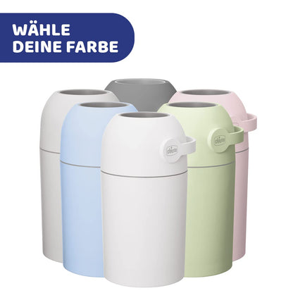 Chicco Windeleimer Odour Off, valge, lõhnavaba süsteem, 25 mähkme jaoks