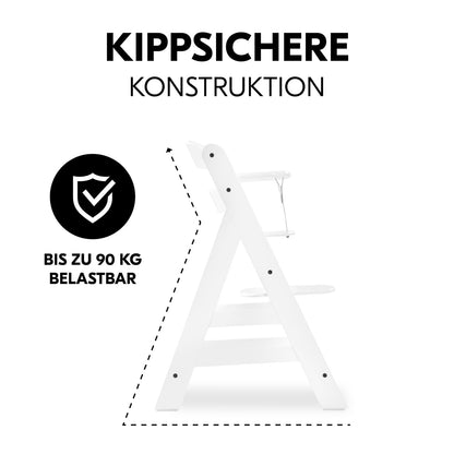 Hauck Alpha+ puidust söögitool (kuni 90 kg)