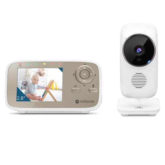 Motorola Nursery VM483 beebimonitor 2,8-tollise kaamera, öönägemise ja temperatuurinäiduga