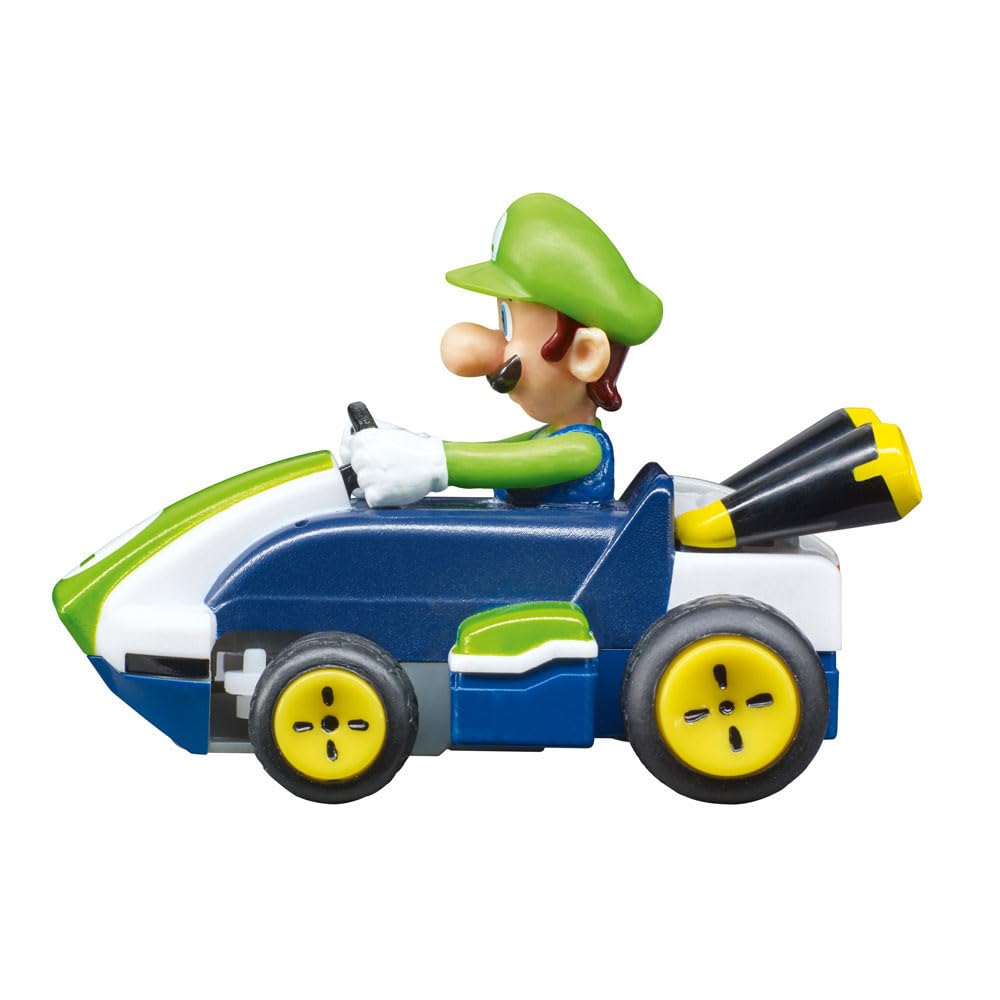 Carrera Mario Kart Mini RC Luigi puldiauto, 1:50 skaalas