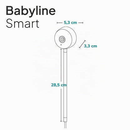 Lionelo Care Babyline Smart -itkuhälytin, musta, BABYLINE SMART