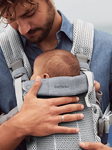 BabyBjörn kandekott Harmony 3D Mesh, hõbedane (3,2–18 kg)