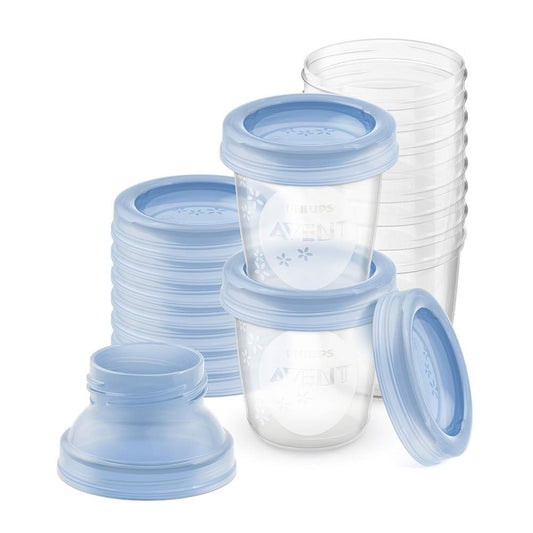 PHILIPS AVENT rintamaidon säilytysjärjestelmä SCF618/10, 10 × 180 ml mukia