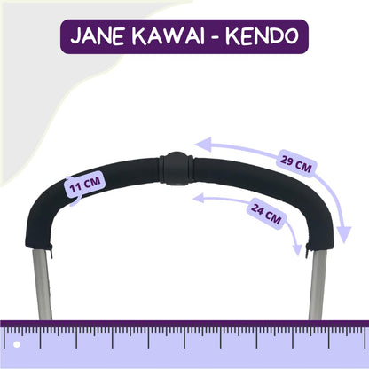 PROTEC TIF neopreenist käepideme katted Jane KAWAI ja KENDO kärule, must