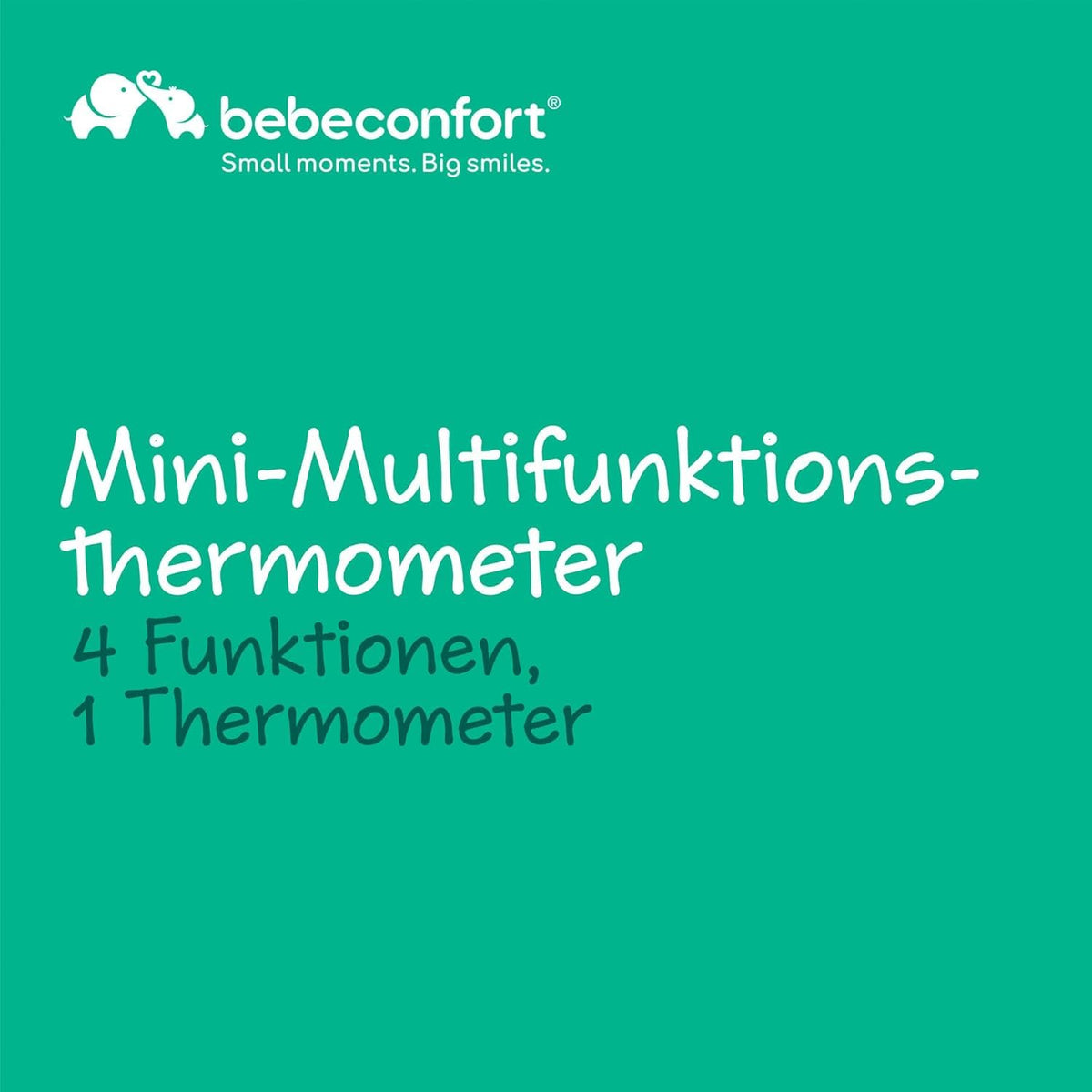 Bebeconfort Mini-Multifunktsionaalne termomeeter 4-ühes, kontaktivaba, Green, 0+ kuud