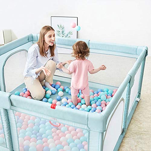 Star Ibaby Oxford XL -leikkikehä erittäin pehmeällä leikkimatolla, 125 × 125 cm, harmaa (Soft Grey)