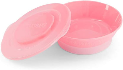 Twistshake Click Mat mati, taldriku ja kausi komplekt beebile, roosa