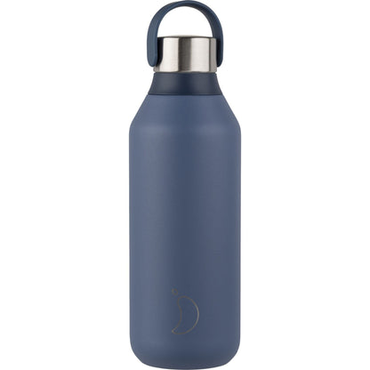 Chilly’s Series 2 termospudel, roostevabast terasest, tumesinine/heleroosa, 500 ml