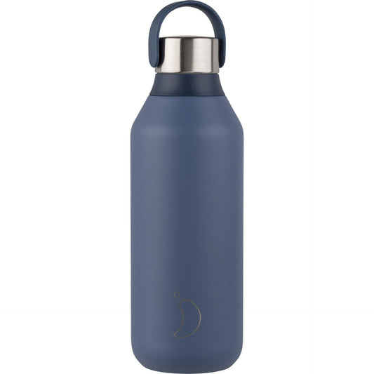 Chilly’s Series 2 termospudel, roostevabast terasest, tumesinine/heleroosa, 500 ml