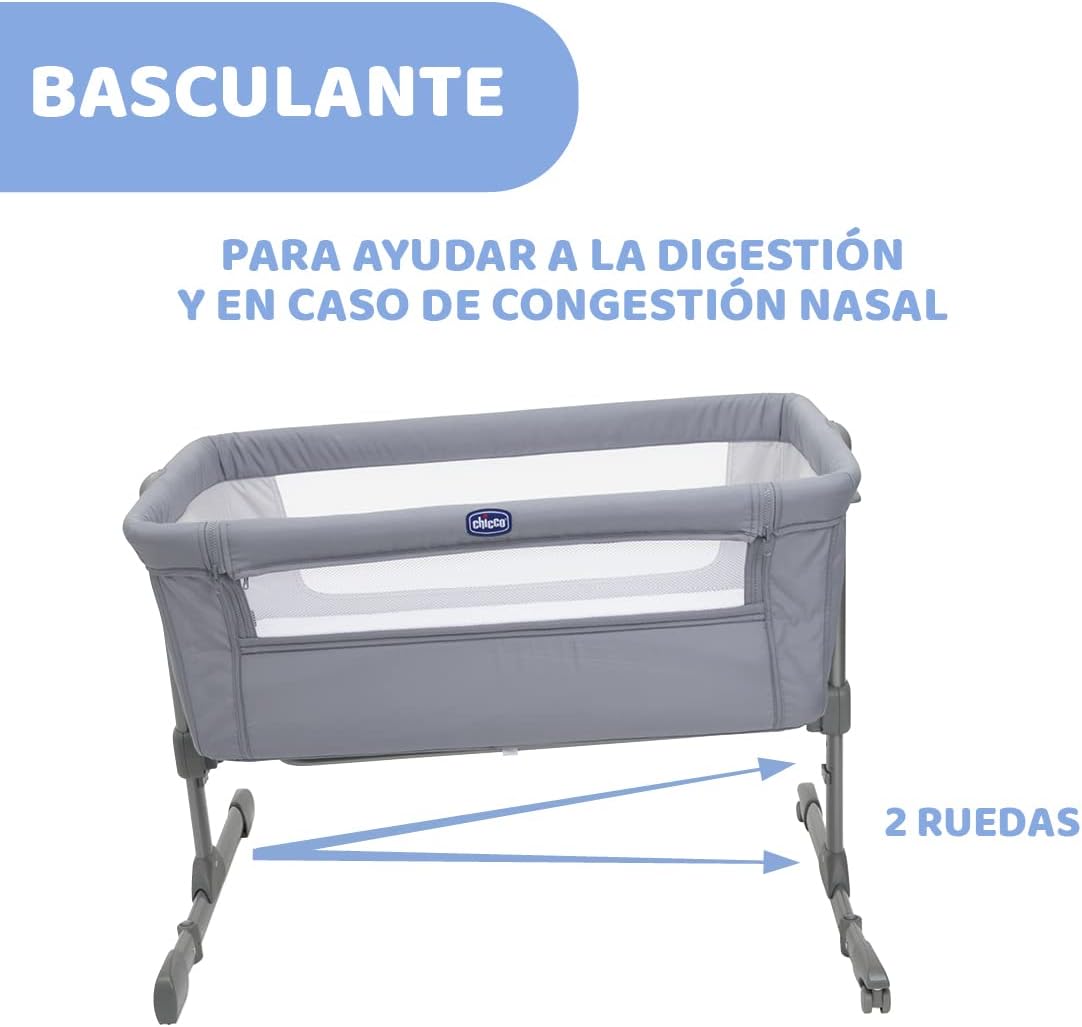 Chicco Next2Me Essential vooditasku, 0–6 kuud, Stone Relax