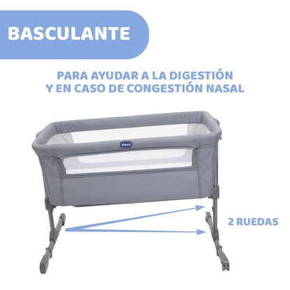 Chicco Next2Me Essential vooditasku, 0–6 kuud, Stone Relax