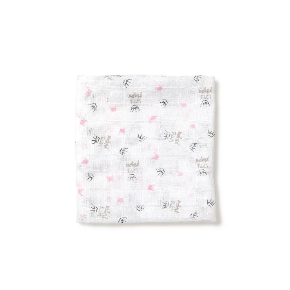 Interbaby 3-osaline marlite komplekt, 80 × 80 cm, roosade mustritega