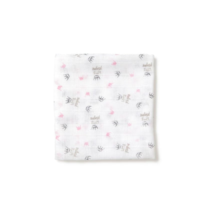 Interbaby 3-osaline marlite komplekt, 80 × 80 cm, roosade mustritega