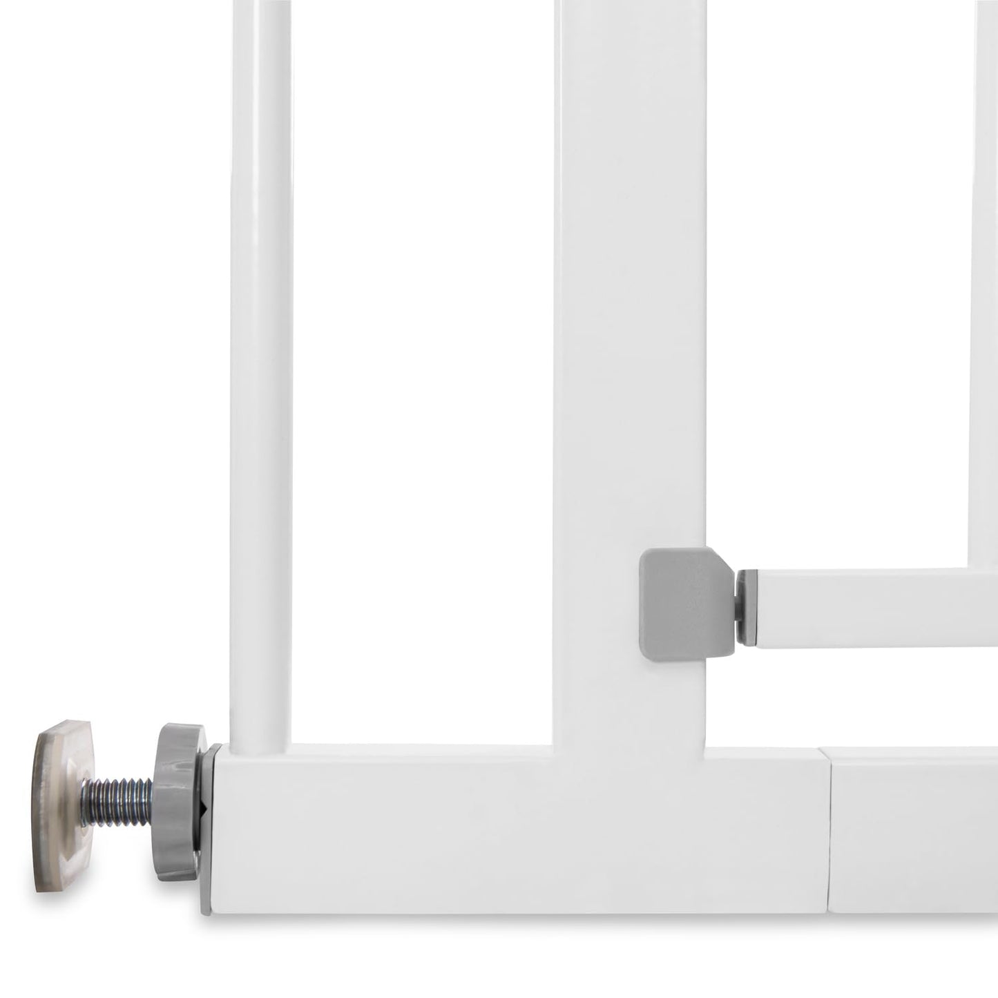 hauck Open N Stop KD survekinnitusega turvavärav 20 cm laiendusega, 96–101 cm, valge