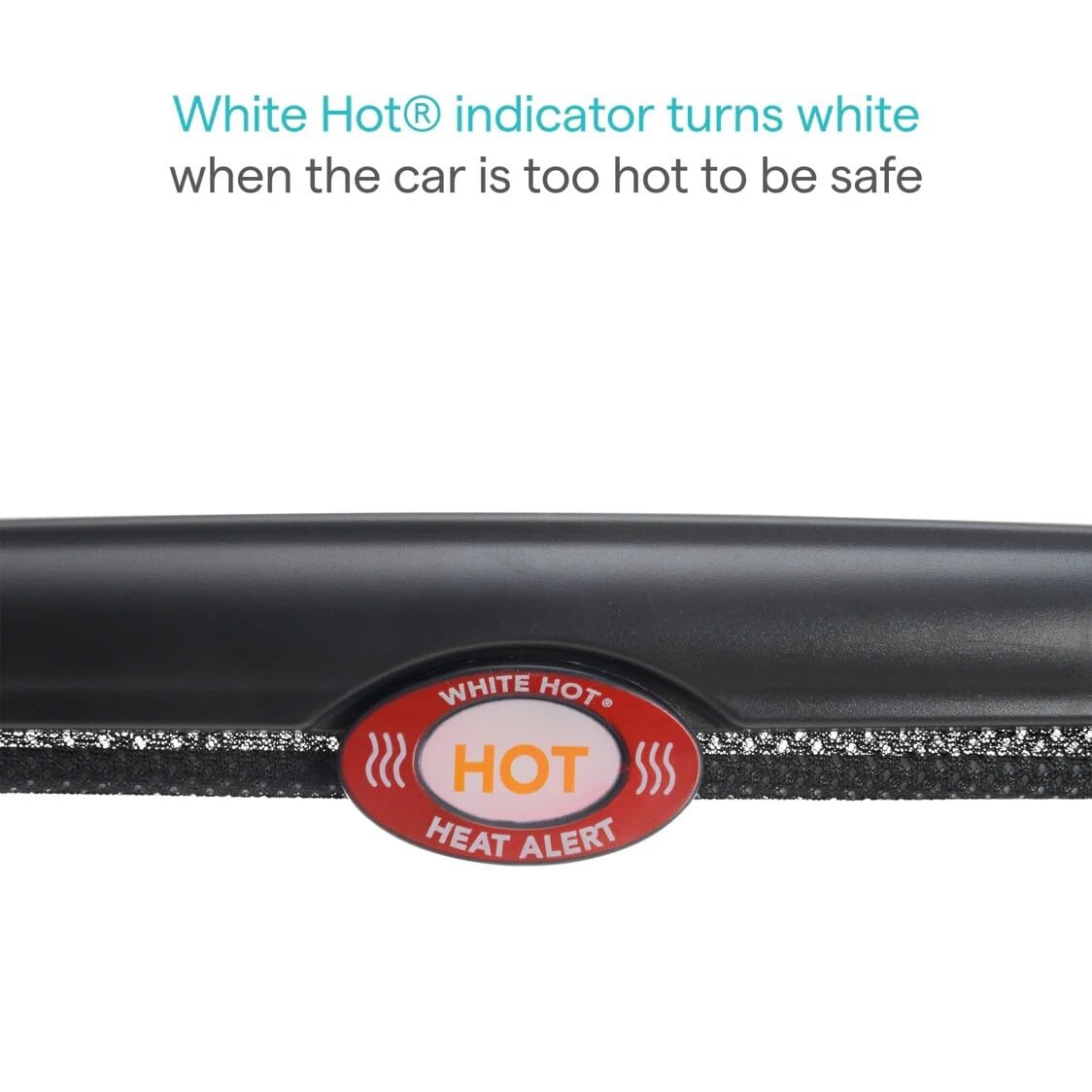 Munchkin autoside päikesekaitse 2 tk, White Hot, must