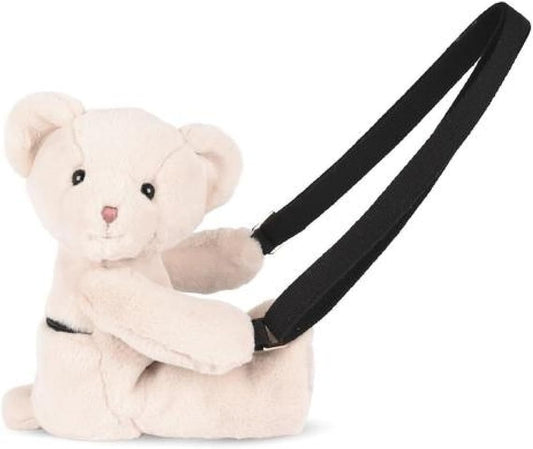 Doudou et Compagnie Cuddle Bag Bear Ivory pehme õlakott