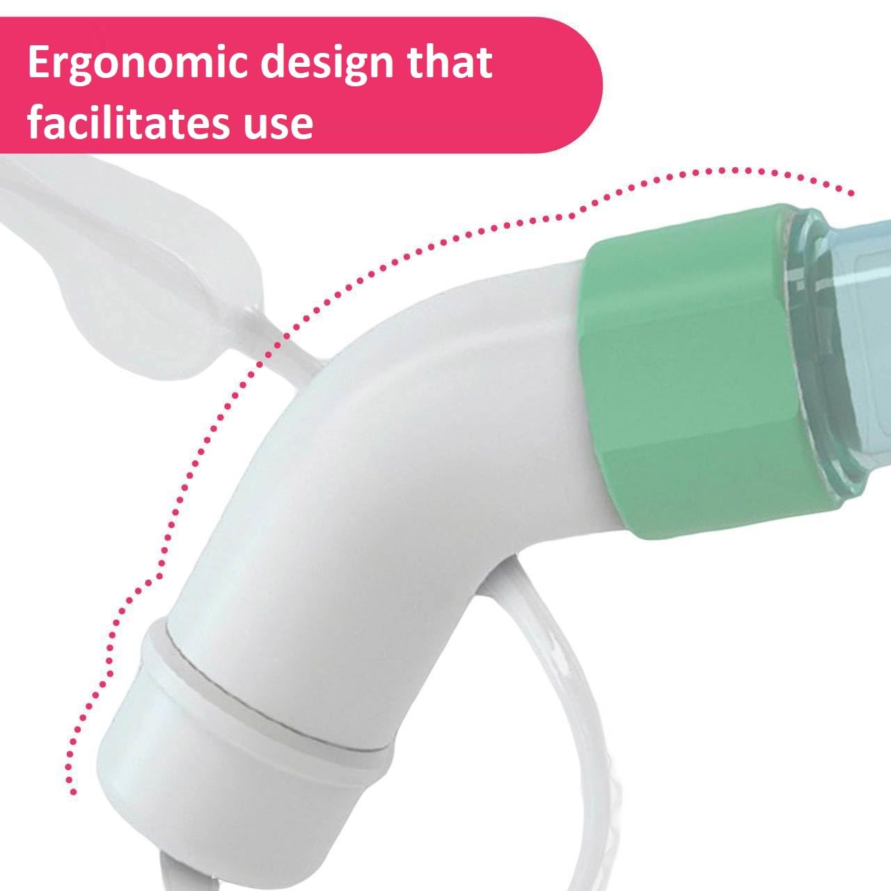 Chicco PhysioClean Soft and Easy ninaaspiraator, roheline