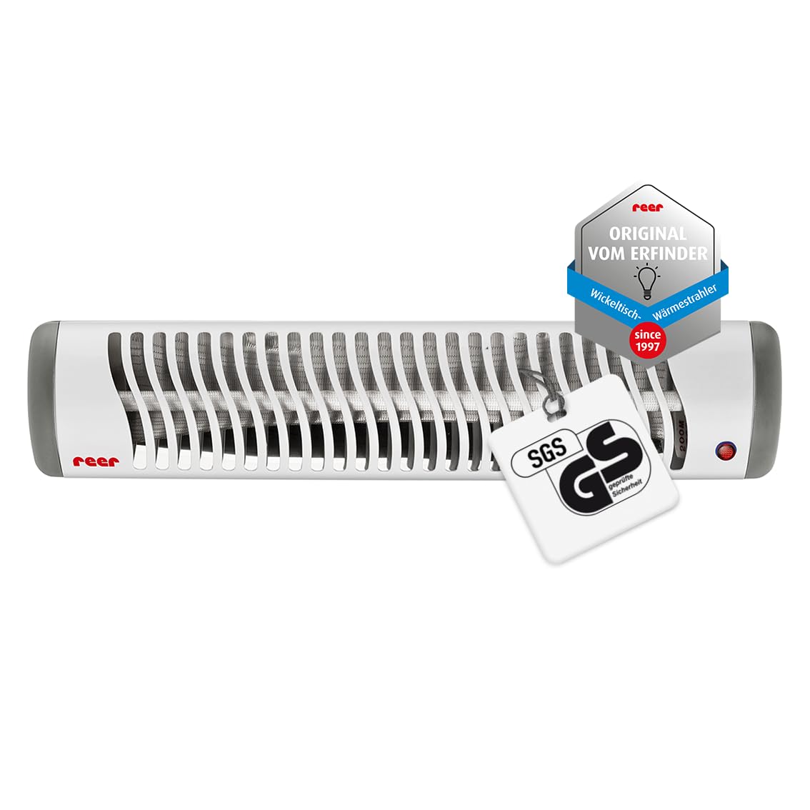 Reer EasyHeat mähkimislaua soojuskiirgur 230V/500W, valge