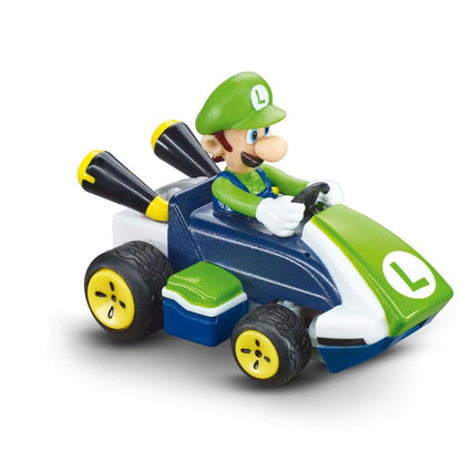 Carrera Mario Kart Mini RC Luigi puldiauto, 1:50 skaalas
