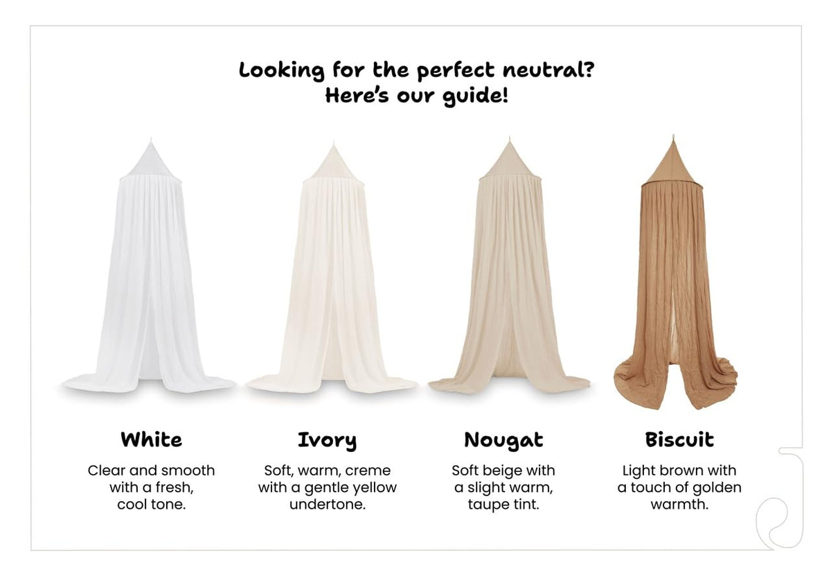 Jollein sänkykatos Vintage Nougat, 245 cm, vauvansänkyyn ja lastenhuoneeseen