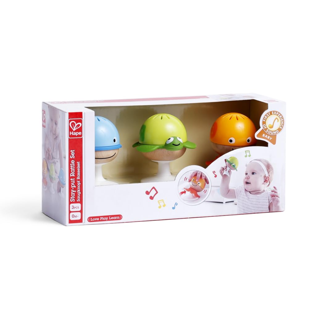 Hape Put-Stay mereloomade iminappkinnitusega kõrinakomplekt, 3 tk