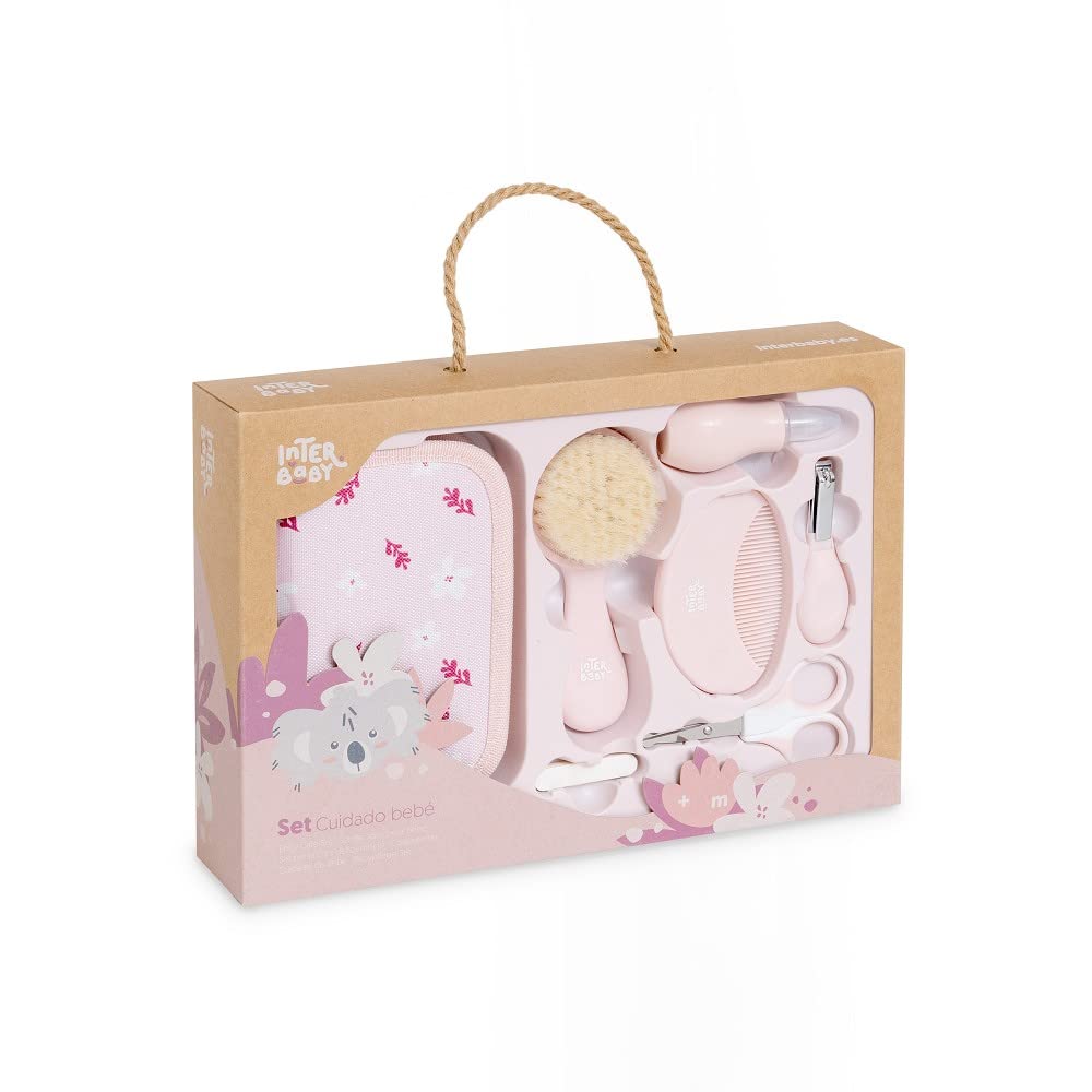 Interbaby hügieenikomplekt Koala Pink, alates sünnist