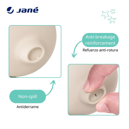 Jané silikoonist harjutustops, lekkekindel, Sand