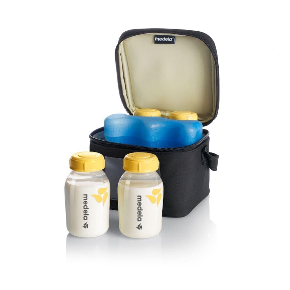 Medela jahutuskott 4 × 150 ml piimahoidmis pudeliga ja külmaelemendiga