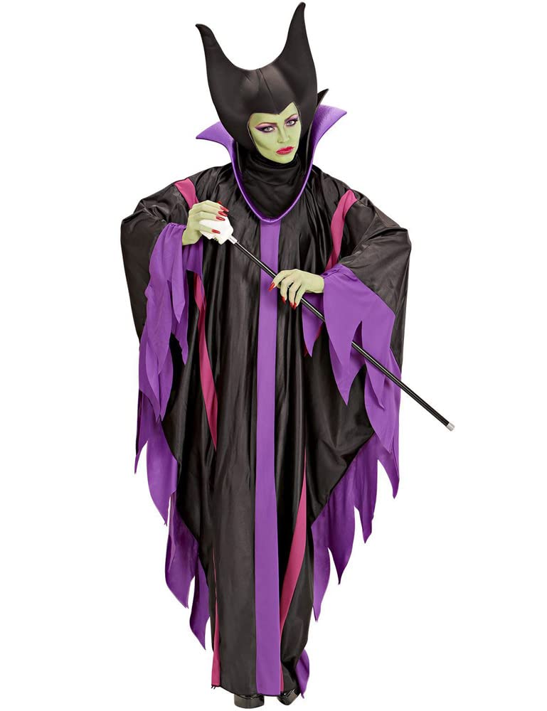 Maleficient kostüüm naistele, M-XL, kleit ja peakate