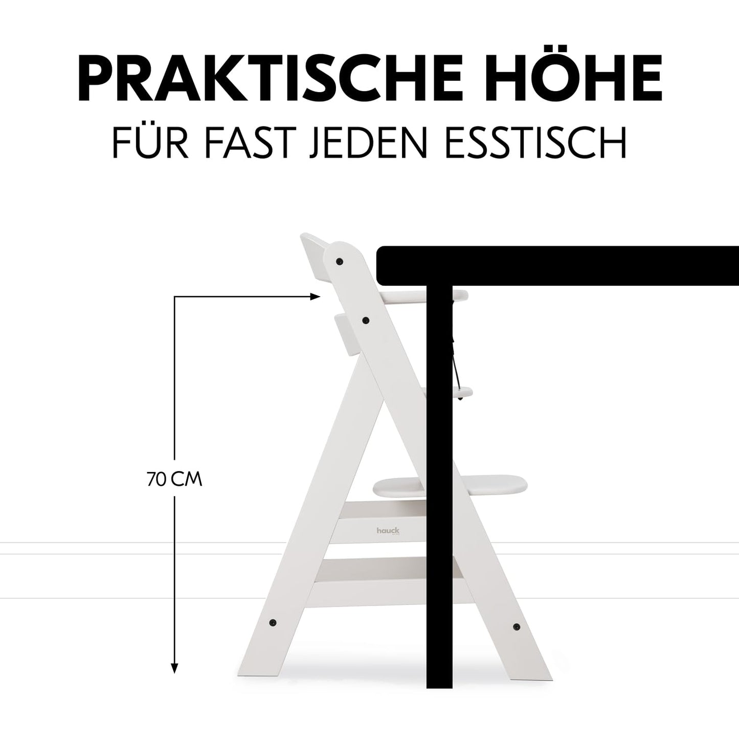 Hauck Alpha+ puidust söögitool (kuni 90 kg)