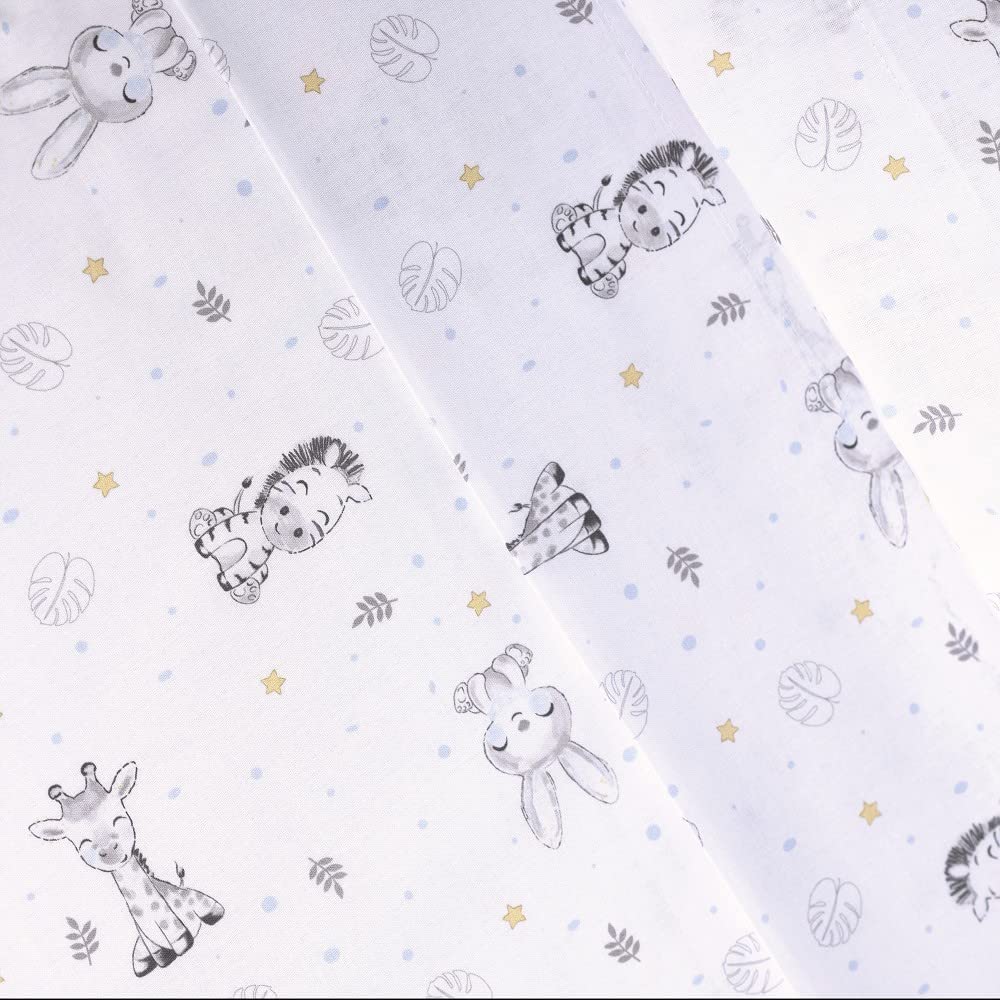 Interbaby voodipesukomplekt “Koala”, 50x80cm, valge-sinine