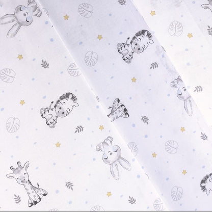 Interbaby voodipesukomplekt “Koala”, 50x80cm, valge-sinine