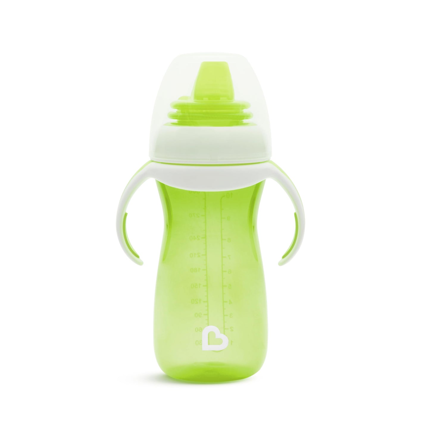 Munchkin Gentle Transition joogitopsid sangadega 9+ kuud, 300 ml, 2 tk (roheline/sinine)