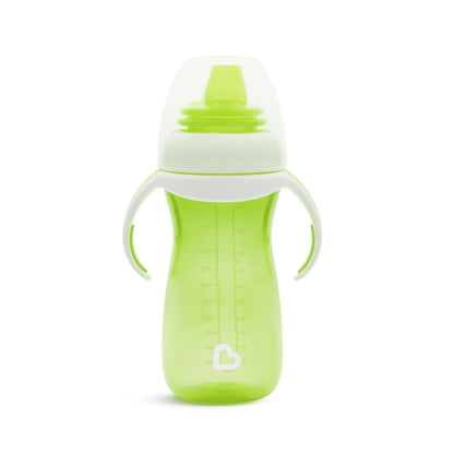 Munchkin Gentle Transition joogitopsid sangadega 9+ kuud, 300 ml, 2 tk (roheline/sinine)