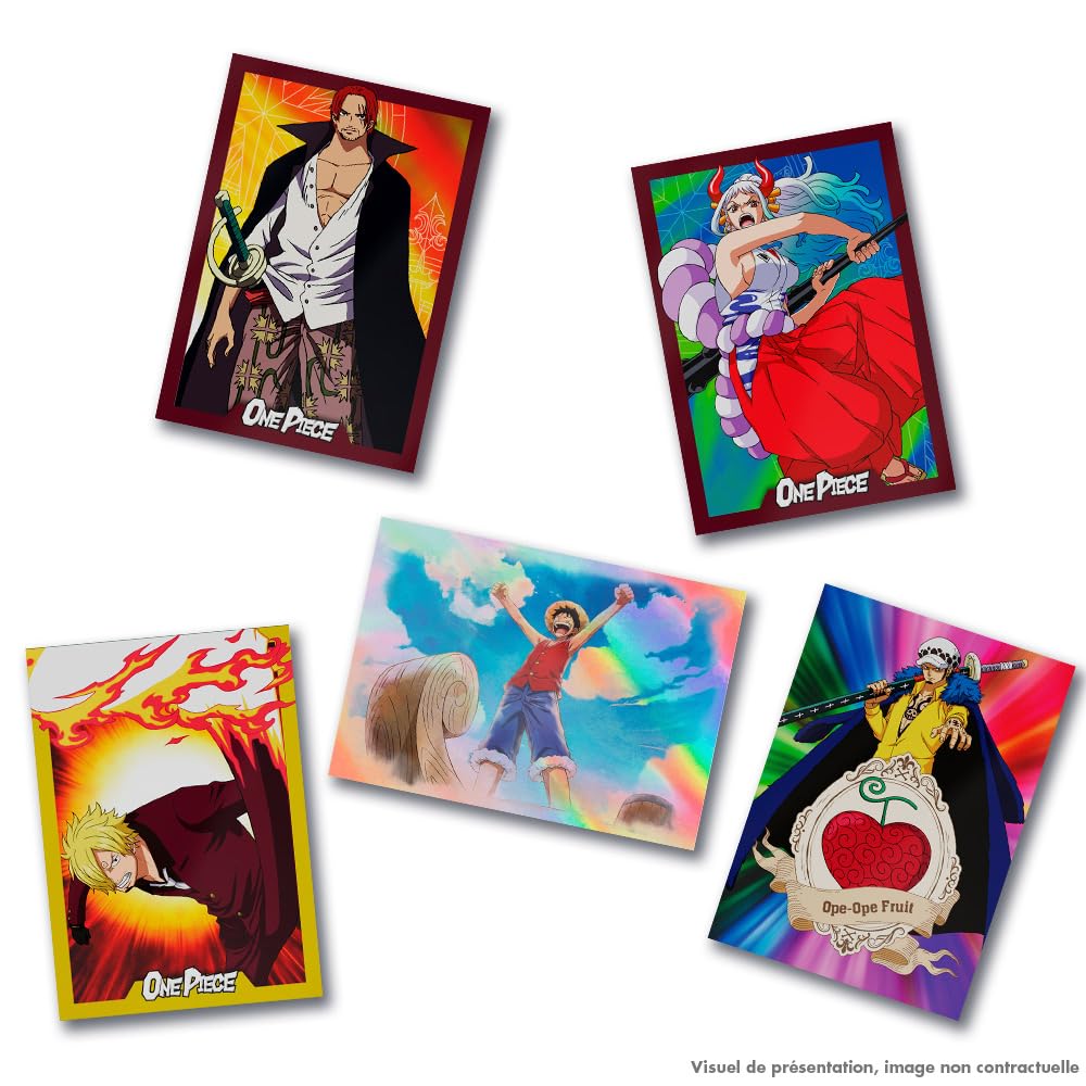 Panini One Piece 25. aastapäeva kogumiskaartide stardikomplekt (kaust + kaardikiled + piiratud väljaande kaart)
