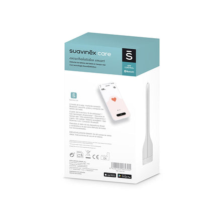Suavinex SMART loote doppler. Bluetooth-ühendusega loote südamelöökide kuulaja ja salvestaja (valge)