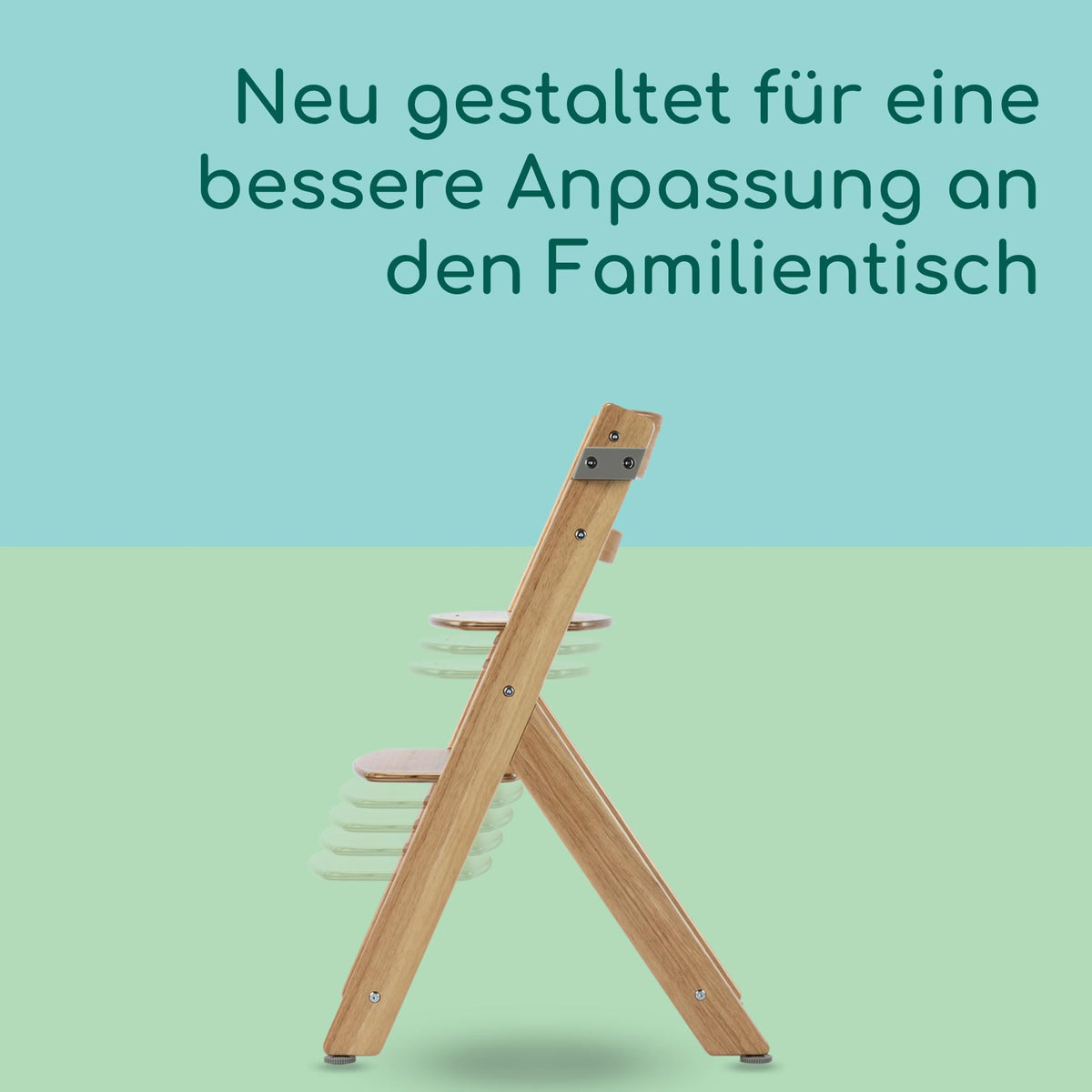 Bebeconfort Timba 2 syöttötuoli, Natural Wood, 6+ kk, enintään 110 kg
